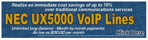 NEC UX5000 VoIP Telephone Lines